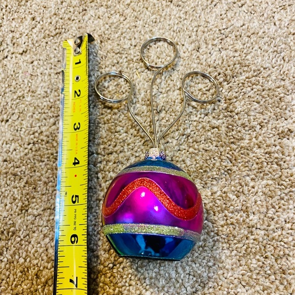 Holiday Christmas Tree Bulb Multi Picture Frame - Picture 5 of 8